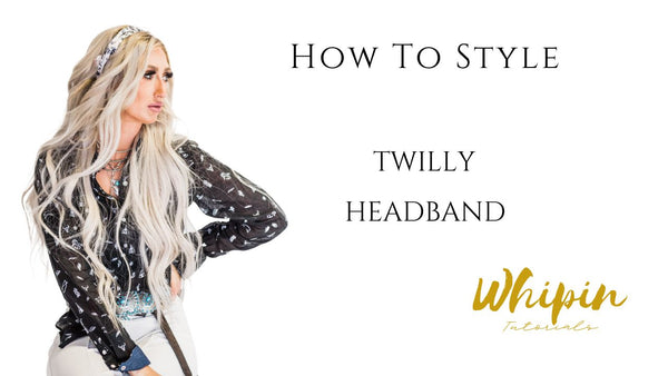 How to Wear Your Twilly as a Headband