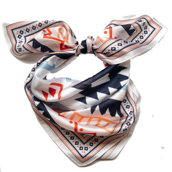 Blue Aztec Scarf