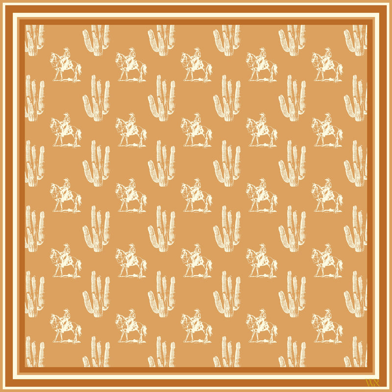 Sunset Cowboy Wild Rag